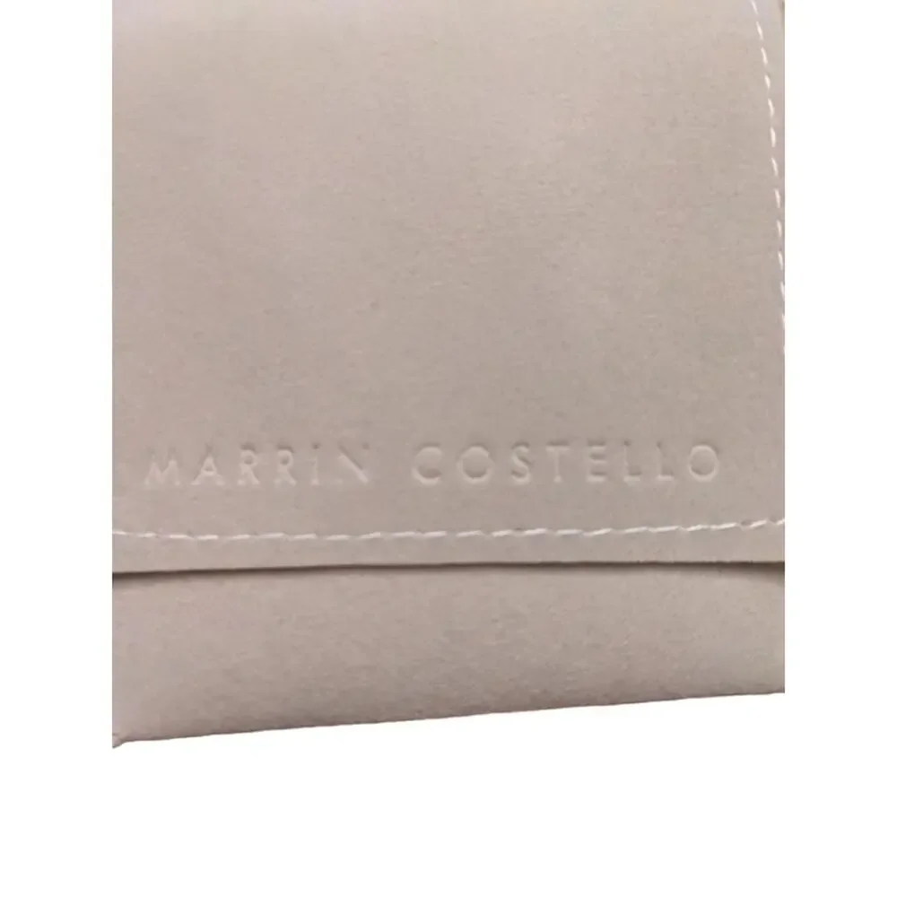 Marrin Costello Mystic hoops Earrings 14k gold plated hoops with Topaz - Picture 4 of 4